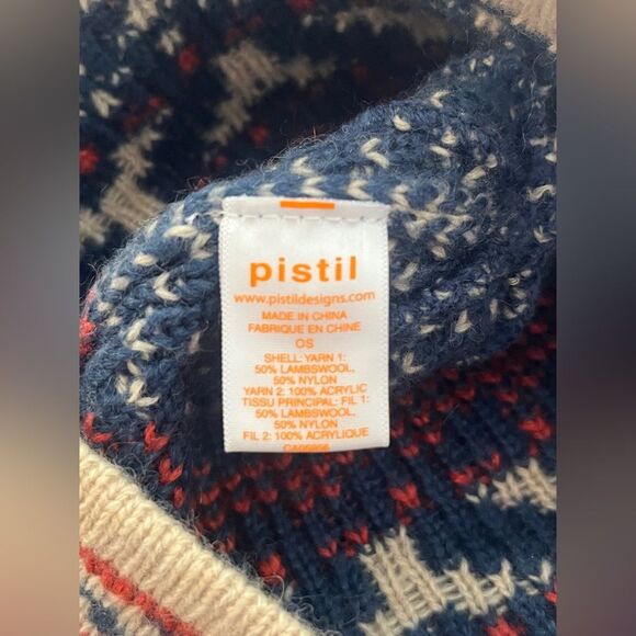 Pistil Beanie Brimmed Hat Knit Beanie Lamb Wool Blend Women OS - Picture 2 of 10